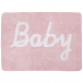Розовый коврик с надписью Baby, 120*160 Lorena Canals | Фото 1