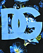 Футболка с цветочным принтом и логотипом DG, черная Dolce&Gabbana | Фото 3