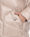 Бежевое двухсторонее пальто с меховой отделкой Diego M | Фото 9