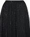 Черная плиссированная юбка с блестками  | Фото 3