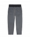Темно-серые брюки с поясом на резинке Emporio Armani | Фото 2