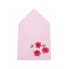 Розовая косынка с аппликацией &quot;Цветы и бабочки&quot; Il Trenino | Фото 1