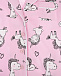 Розовая пижама с принтом &quot;единороги&quot; Dan Maralex | Фото 6