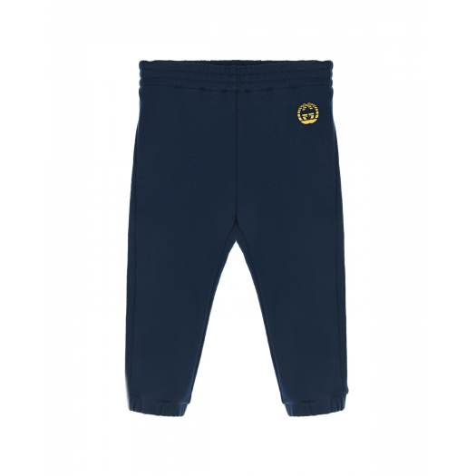 Синие спортивные брюки с логотипом GUCCI | Фото 1