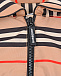 Пуховая куртка с принтом в полоску Burberry | Фото 4
