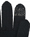 Черные однотонные перчатки Il Trenino | Фото 3