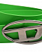 Ремень с пряжкой в виде лого, зеленый Diesel | Фото 3