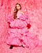 Розовое платье Oskar Sasha Kim | Фото 2
