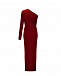 Бархатное асимметричное платье, красное Dan Maralex | Фото 7