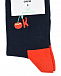 Темно-синие носки с декором &quot;вишня&quot; Happy Socks | Фото 2