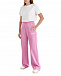 Розовые спортивные брюки со стрелками MSGM | Фото 4