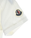 Белая футболка с контрастным принтом логотипа Moncler | Фото 4
