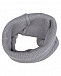 Серый шарф-ворот из шерсти, 23х33 см Il Trenino | Фото 3