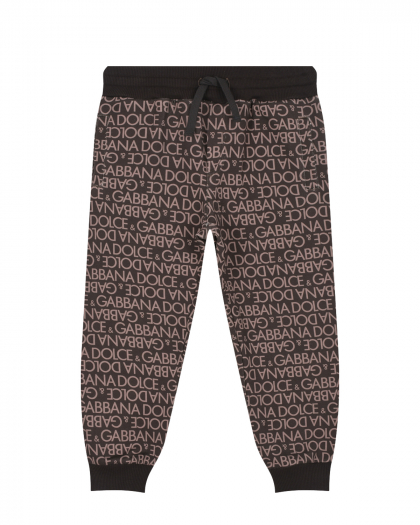Спортивные брюки со сплошным лого Dolce&Gabbana | Фото 1
