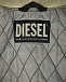 Серая куртка с трикотажным капюшоном Diesel | Фото 5