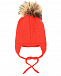 Красная шапка с короной и помпоном Catya | Фото 2