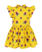Желтое платье с принтом &quot;бабочки&quot; Stella McCartney | Фото 1