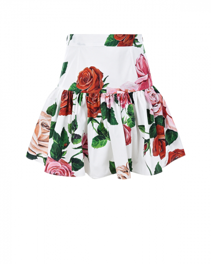 Юбка с цветочным принтом Dolce&Gabbana | Фото 1
