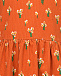 Оранжевое платье с принтом &quot;ромашки&quot; Stella McCartney | Фото 4