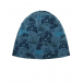 Синяя шапка с принтом &quot;джипы&quot; MaxiMo | Фото 1