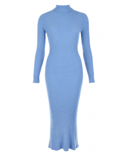 Голубое трикотажное платье La Roche Pietro Brunelli Голубой, арт. AGM053 VI M038 0352 | Фото 1