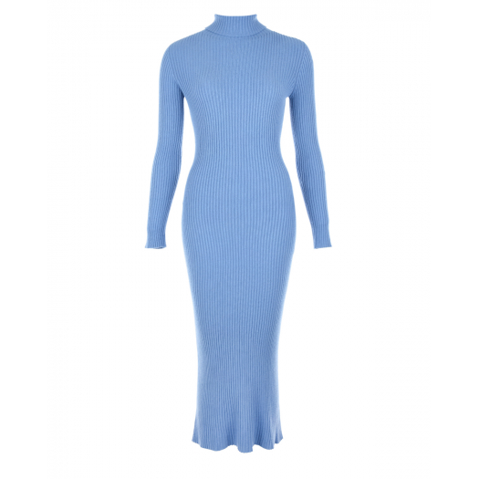 Голубое трикотажное платье La Roche Pietro Brunelli | Фото 1
