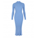 Голубое трикотажное платье La Roche Pietro Brunelli | Фото 1