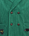 Зеленый пиджак с накладными карманами  | Фото 3