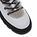 Белые ботинки подкладкой из эко-меха Voile blanche | Фото 6