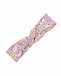 Розовая повязка с цветочным принтом Paade Mode | Фото 2