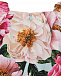 Поплиновое платье с цветочным принтом Dolce&Gabbana | Фото 4
