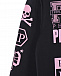 Черный свитшот с розовым логотипом Philipp Plein | Фото 5
