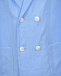 Голубой двубортный пиджак Paade Mode | Фото 3