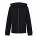 Черная спортивная куртка с капюшоном MM6 Maison Margiela | Фото 1
