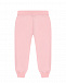 Спортивные брюки с вертикальным лого, розовые Moschino | Фото 2