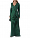 Платье зеленого цвета с драпировкой Alberta Ferretti | Фото 5