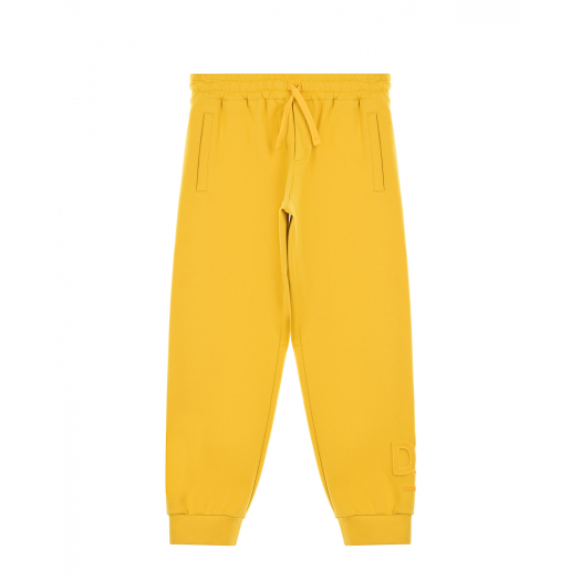 Желтые спортивные брюки Dolce&Gabbana | Фото 1