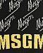 Черная шапка с желтым логотипом MSGM | Фото 3