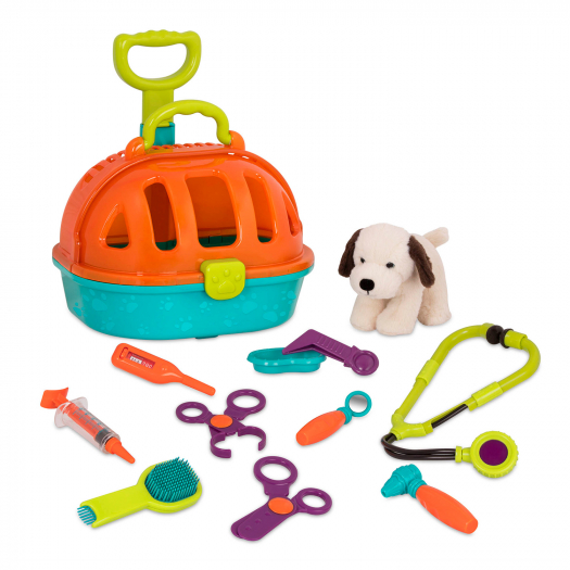 Набор игровой &quot;Ветеринар&quot; с переноской на колесиках и мягкой игрушкой B Dot | Фото 1
