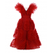 Красное платье с декольте Sasha Kim | Фото 1