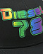 Черная бейсболка с разноцветным лого Diesel | Фото 3