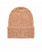 Велюровая шапка песочного цвета Molo | Фото 2