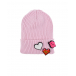 Розовая шапка со значками Regina | Фото 1