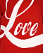 Красный джемпер с надписью &quot;Love&quot; No. 21 | Фото 6