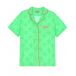 Зеленая рубашка с короткими рукавами Saint Barth | Фото 1