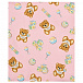 Розовое одеяло с принтом &quot;мишки и игрушки&quot;, 40x80 см Moschino | Фото 4