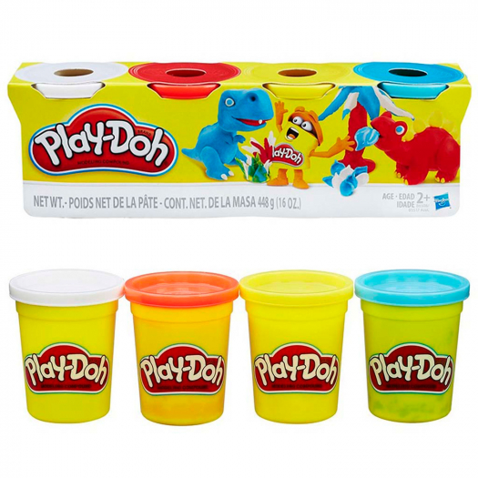 Набор для лепки, 4 шт в ассортименте PLAY DOH | Фото 1