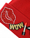 Красная шапка из шерсти и кашемира с декором Regina | Фото 3