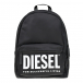 Черный рюкзак с накладным карманом, 43x30x16 см Diesel | Фото 1