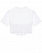 Белая футболка с корсетной отделкой Dolce&Gabbana | Фото 2